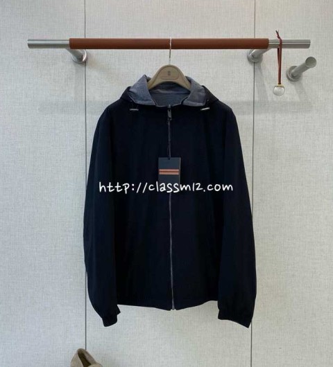 제냐 25 한정판 양면 긴팔 후드 자켓 A13858