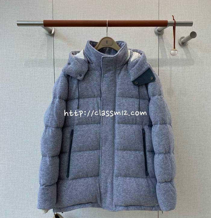 제냐 25 한정판 거위털 긴팔 후드 패딩 자켓 A13878