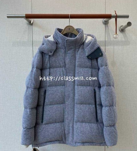 제냐 25 한정판 거위털 긴팔 후드 패딩 자켓 A13878