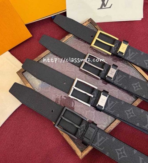 루이비통 25 한정판 3.5cm Slender 벨트 F1276