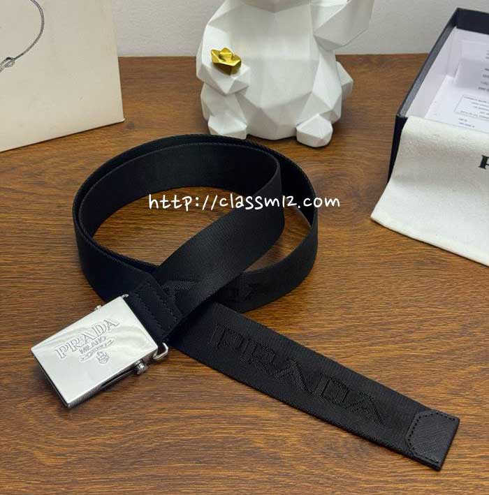 프라다 25 한정판 3.5cm 벨트 F1281