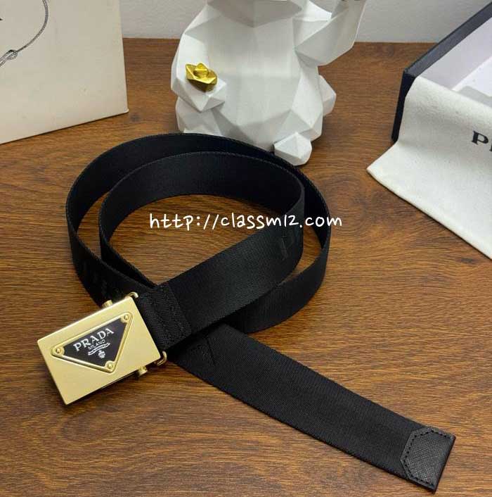 프라다 25 한정판 3.5cm 벨트 F1282