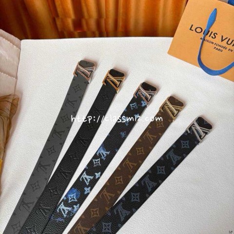 루이비통 25 한정판 4.0cm 벨트 F1288