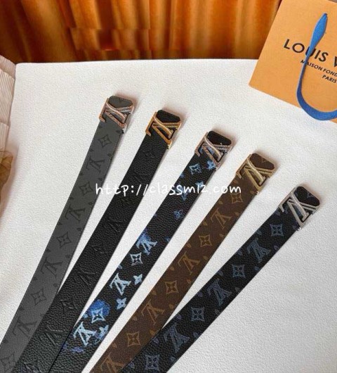 루이비통 25 한정판 4.0cm 벨트 F1288