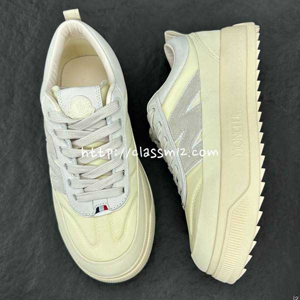 몽클레어 25 한정판 Altive 소가죽 카프스킨 운동화 B5342