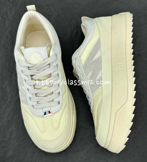 몽클레어 25 한정판 Altive 소가죽 카프스킨 운동화 B5342