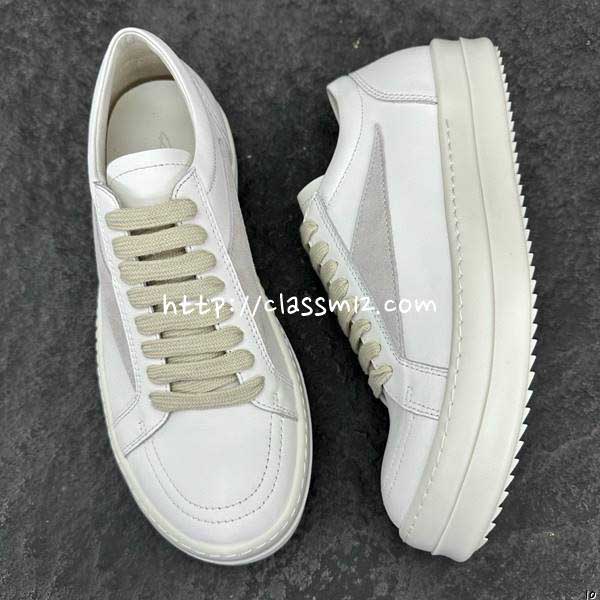 릭오웬스 25 한정판 23 EDFU 남여공용 소가죽 카프스킨 운동화 B5362