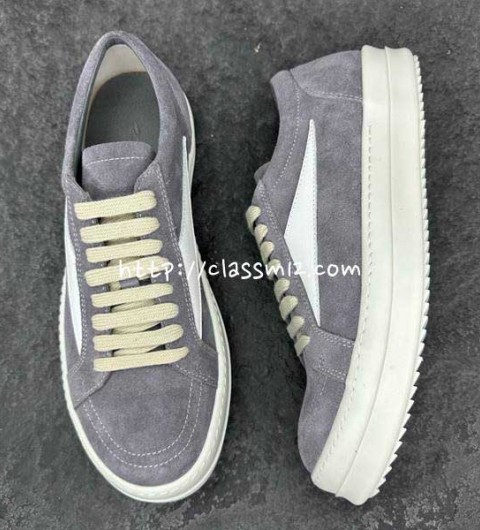 릭오웬스 25 한정판 23 EDFU 남여공용 소가죽 카프스킨 운동화 B5364