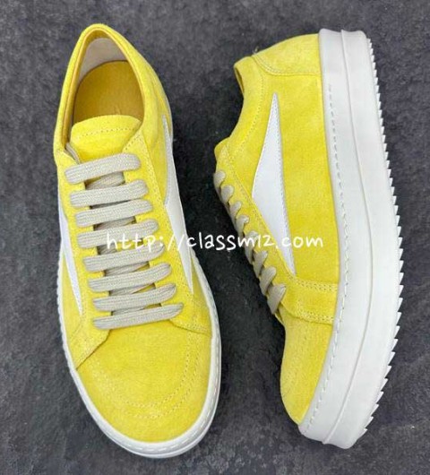 릭오웬스 25 한정판 23 EDFU 남여공용 소가죽 카프스킨 운동화 B5366