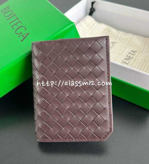 보테가베네타 25 한정판 796964 Piccolo Elap 소가죽 카프스킨 반지갑 E900
