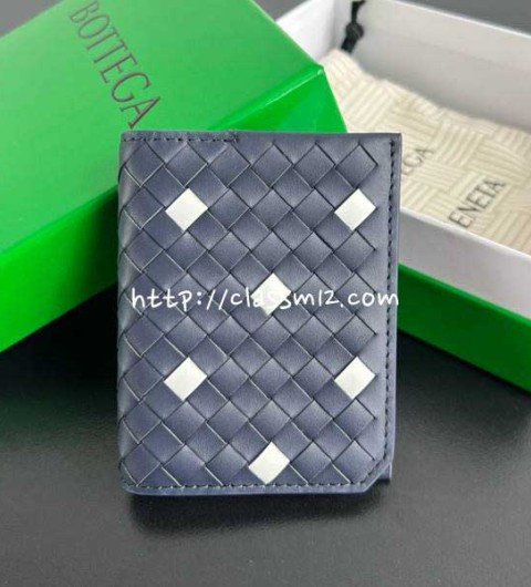 보테가베네타 25 한정판 796964 Piccolo Elap 소가죽 카프스킨 반지갑 E901