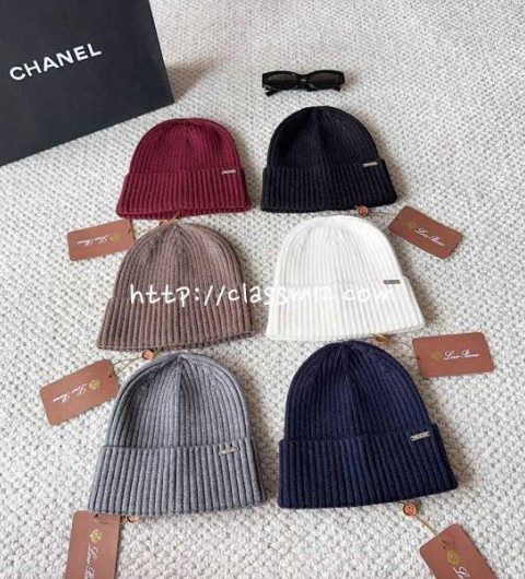 로로피아나 Loro Piana 25 한정판 양털 비니 모자 D3300