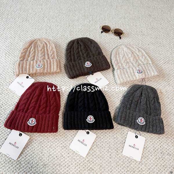 몽클레어 25 한정판 양털 비니 모자 D3301
