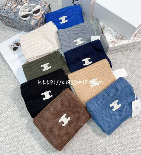 셀린느 25 한정판 양털 목도리 D3302