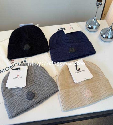 몽클레어 25 한정판 양털 비니 모자 D3308