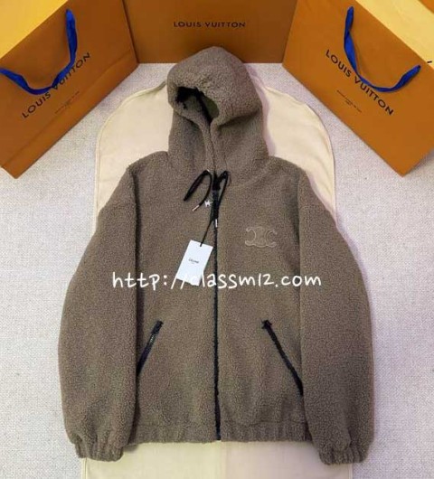 셀린느 25 한정판 긴팔 후드 자켓 A13887