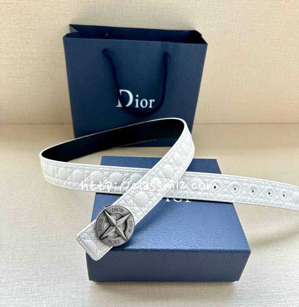 디올 25 한정판 Charm 3.5cm 벨트 F1296