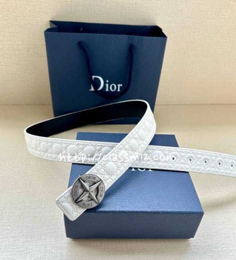 디올 25 한정판 Charm 3.5cm 벨트 F1296
