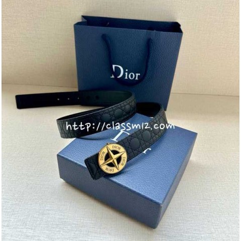 디올 25 한정판 Charm 3.5cm 벨트 F1297