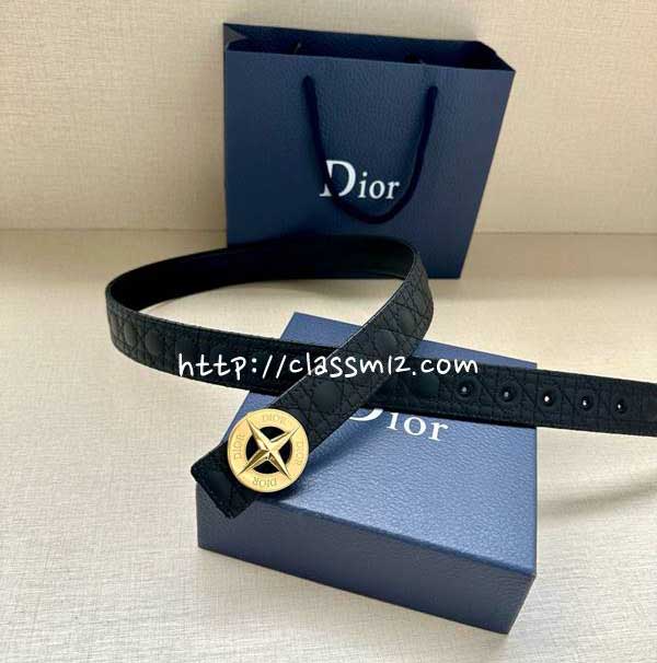 디올 25 한정판 Charm 3.5cm 벨트 F1299