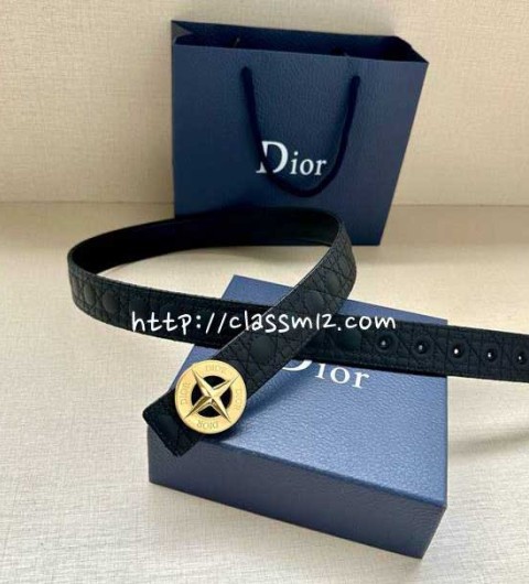 디올 25 한정판 Charm 3.5cm 벨트 F1299