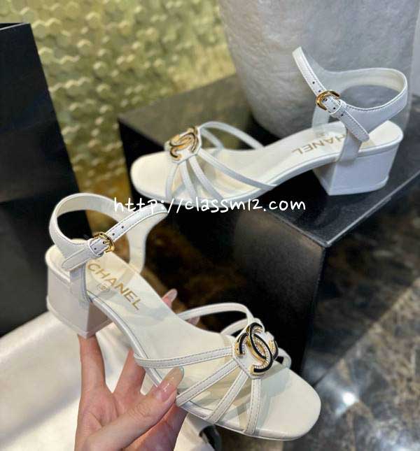 샤넬 25 한정판 여성 하이힐 B5391