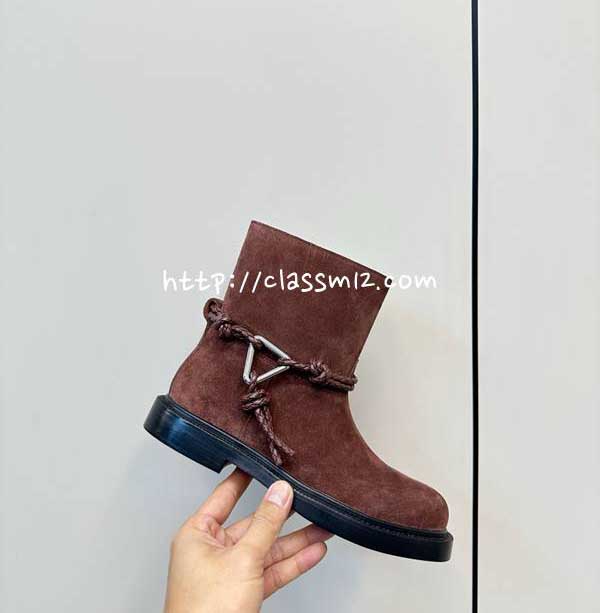 보테가베네타 25 한정판 여성 소가죽 카프스킨 부츠 B5412