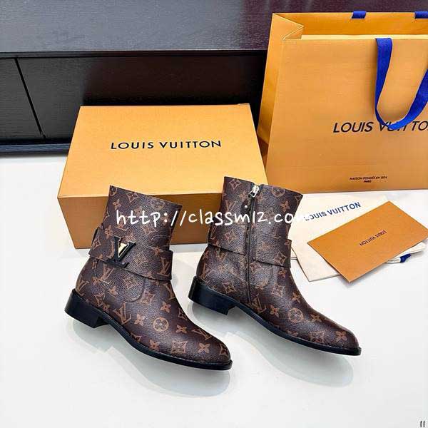 루이비통 25 한정판 여성 부츠 B5417