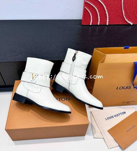 루이비통 25 한정판 여성 부츠 B5418
