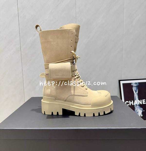 DYMALNOTPY 25 한정판 여성 소가죽 카프스킨 부츠 B5433