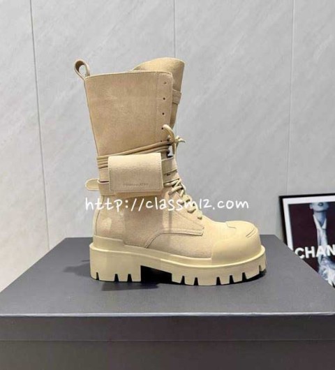 DYMALNOTPY 25 한정판 여성 소가죽 카프스킨 부츠 B5433