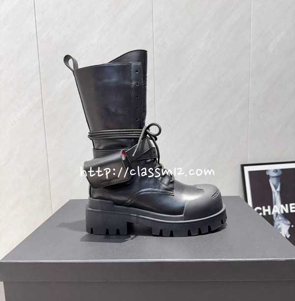 DYMALNOTPY 25 한정판 여성 소가죽 카프스킨 부츠 B5434