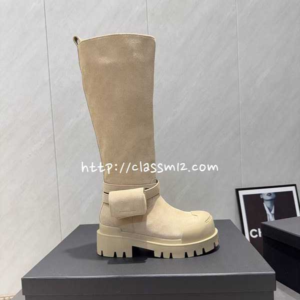 DYMALNOTPY 25 한정판 여성 소가죽 카프스킨 부츠 B5435