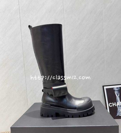 DYMALNOTPY 25 한정판 여성 소가죽 카프스킨 부츠 B5436