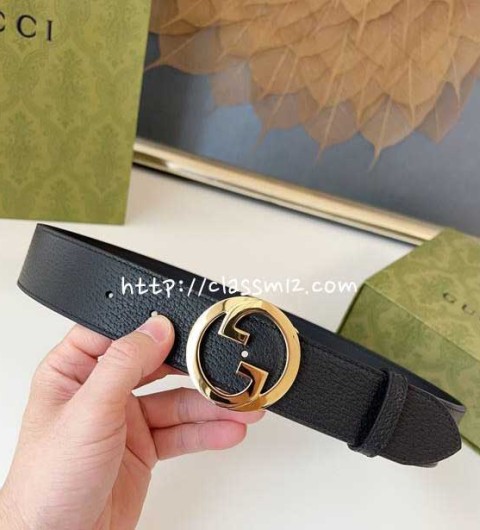 구찌 25 한정판 4.0cm 벨트 F1315