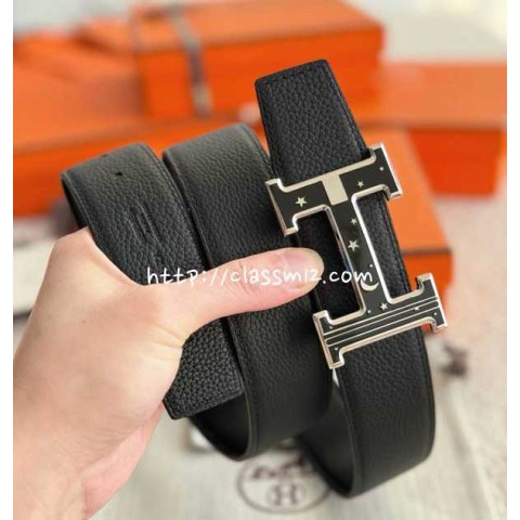 에르메스 25 한정판 양면 3.8cm togo 벨트 F1325