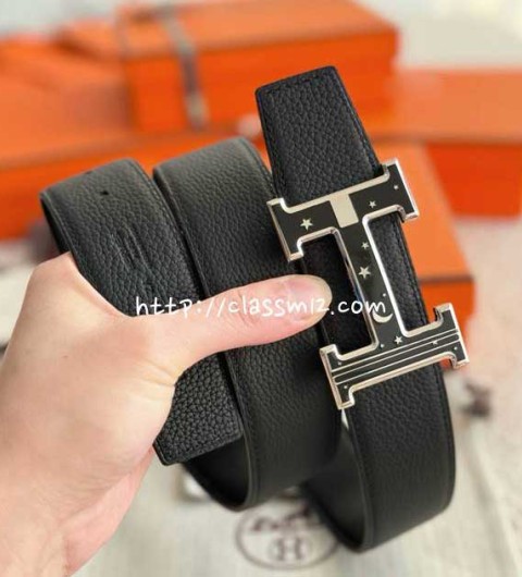 에르메스 25 한정판 양면 3.8cm togo 벨트 F1325