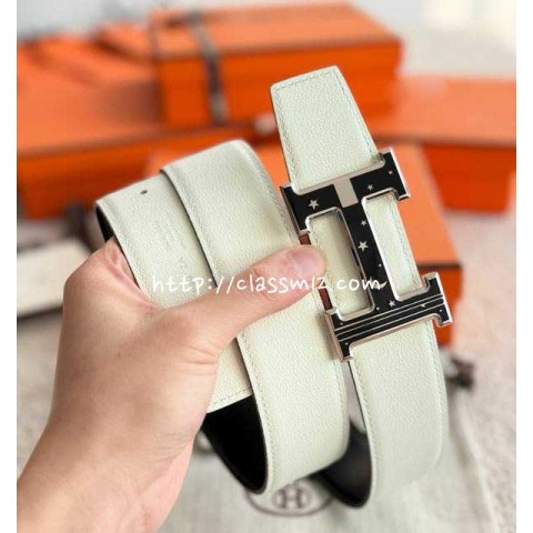 에르메스 25 한정판 양면 3.8cm togo 벨트 F1326