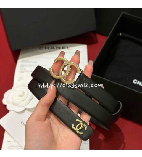 샤넬 25 한정판 여성 2.0cm 벨트 F1327