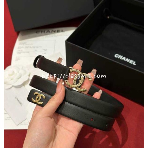 샤넬 25 한정판 여성 2.0cm 벨트 F1329