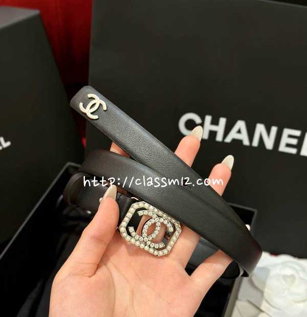 샤넬 25 한정판 여성 2.0cm 벨트 F1330