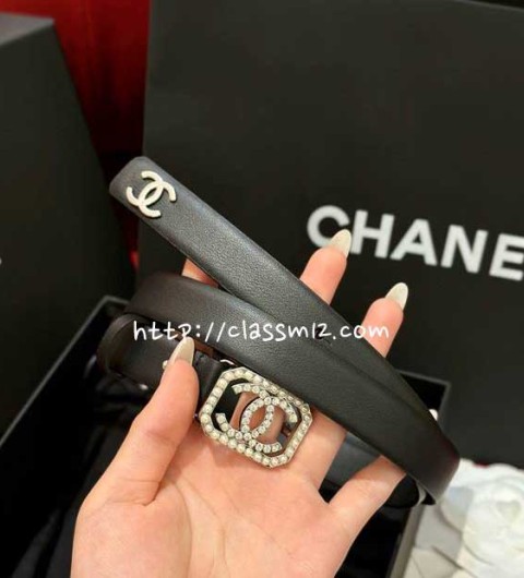 샤넬 25 한정판 여성 2.0cm 벨트 F1330