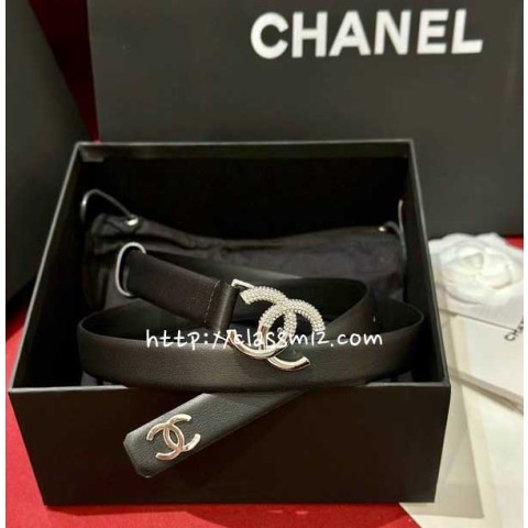 샤넬 25 한정판 여성 2.0cm 벨트 F1332