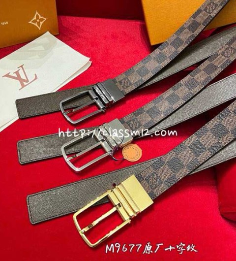 루이비통 25 한정판 M9632 3.5cm 벨트 F1340