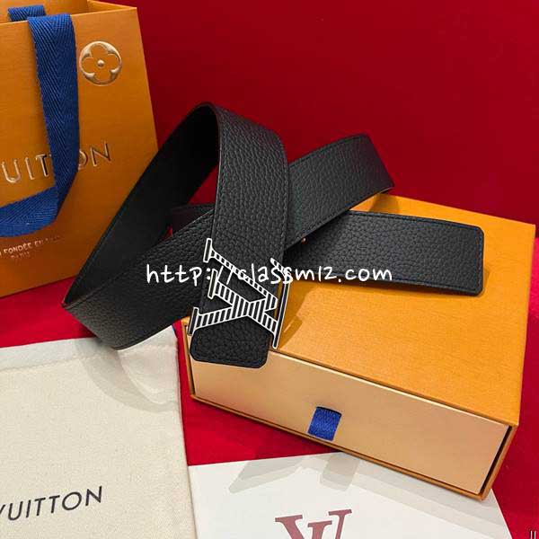 루이비통 25 한정판 4.0cm 소가죽 카프스킨 벨트 F1344