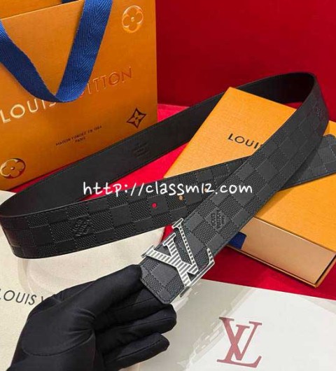 루이비통 25 한정판 4.0cm 벨트 F1362