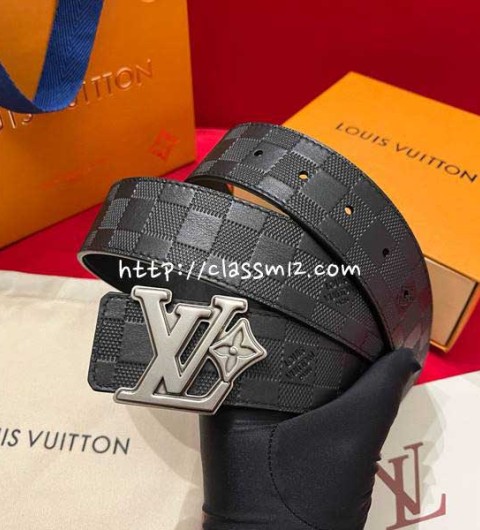 루이비통 25 한정판 4.0cm 벨트 F1363