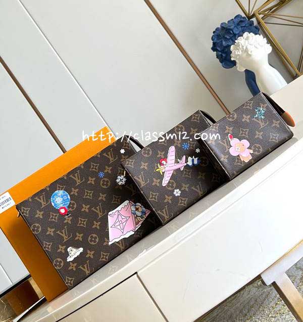 루이비통 25 한정판 M15357 Monogram 클러치백 가방 세트 C5903