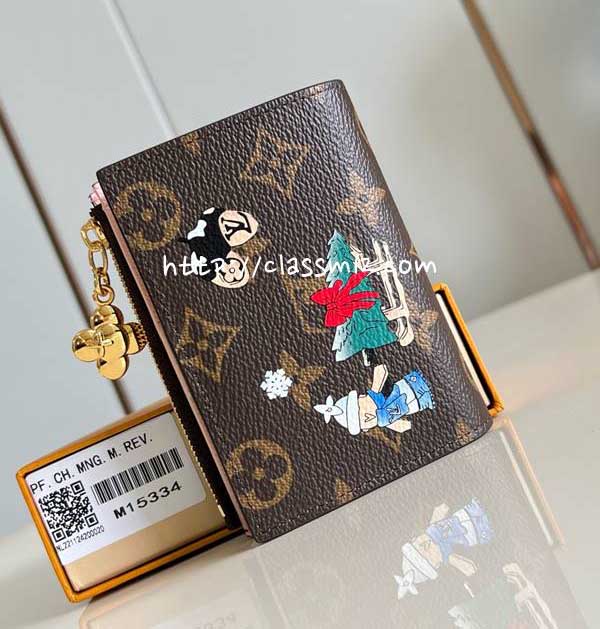 루이비통 25 한정판 M15334 Vivienne Wintery Travel 지갑 E905