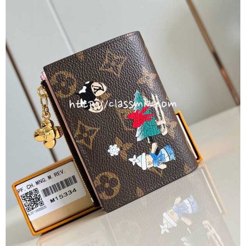 루이비통 25 한정판 M15334 Vivienne Wintery Travel 지갑 E905